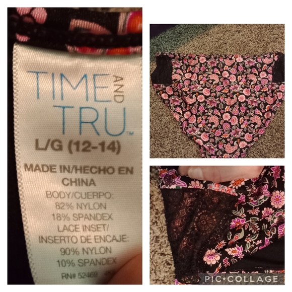Women's Large Time and Tru High Waisted Bikini - Picture 3 of 4